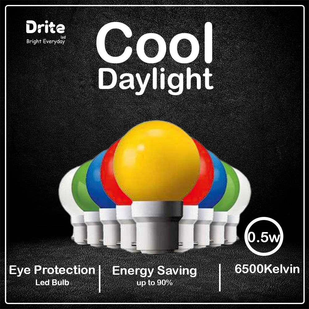 Drite 0.5W LED Bulb Cool Daylight