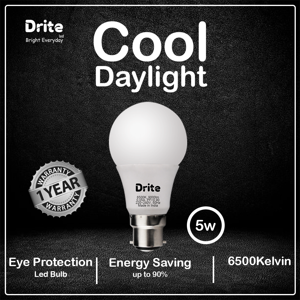 Drite 5W LED Bulb Cool Daylight