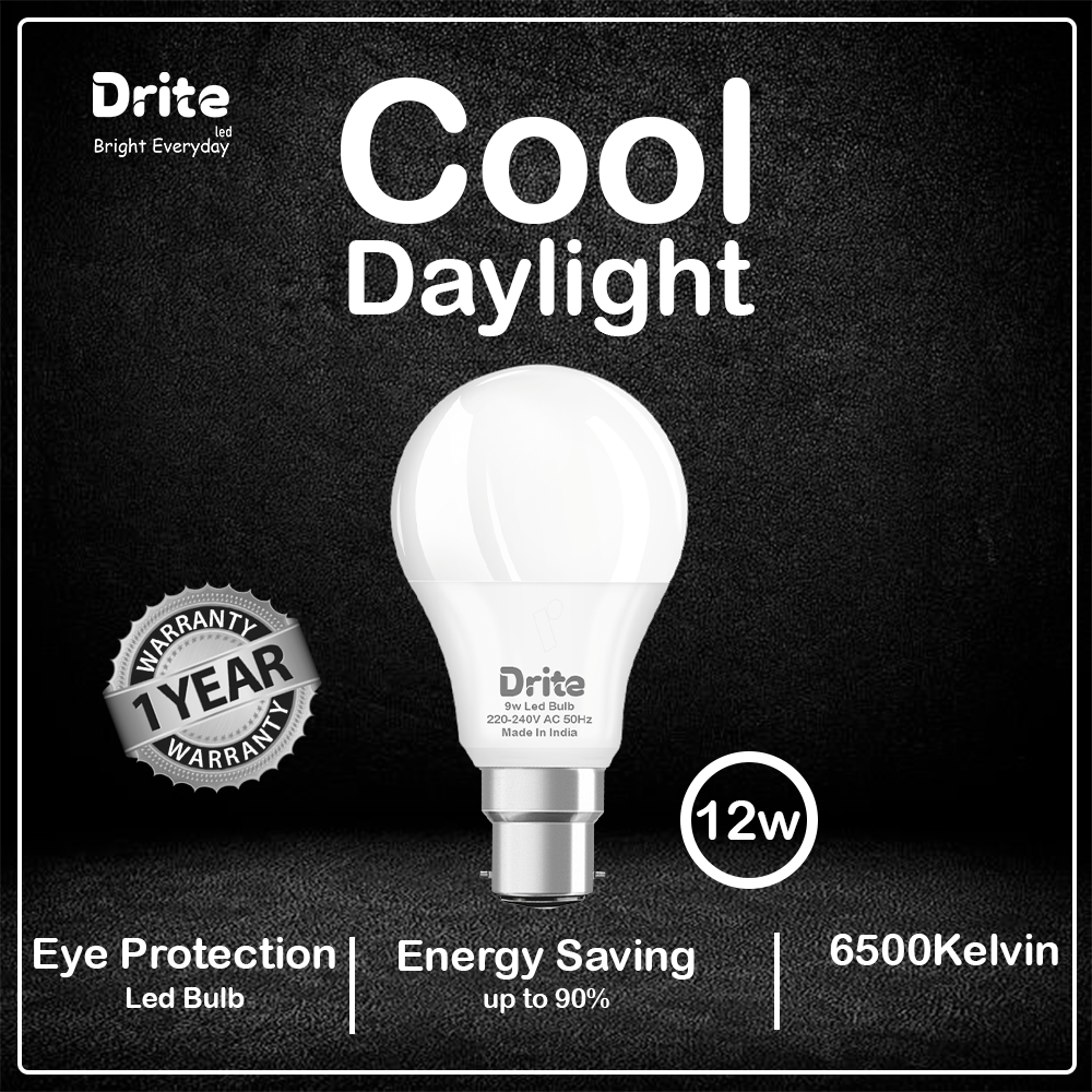 Drite 12W LED Bulb Cool Daylight
