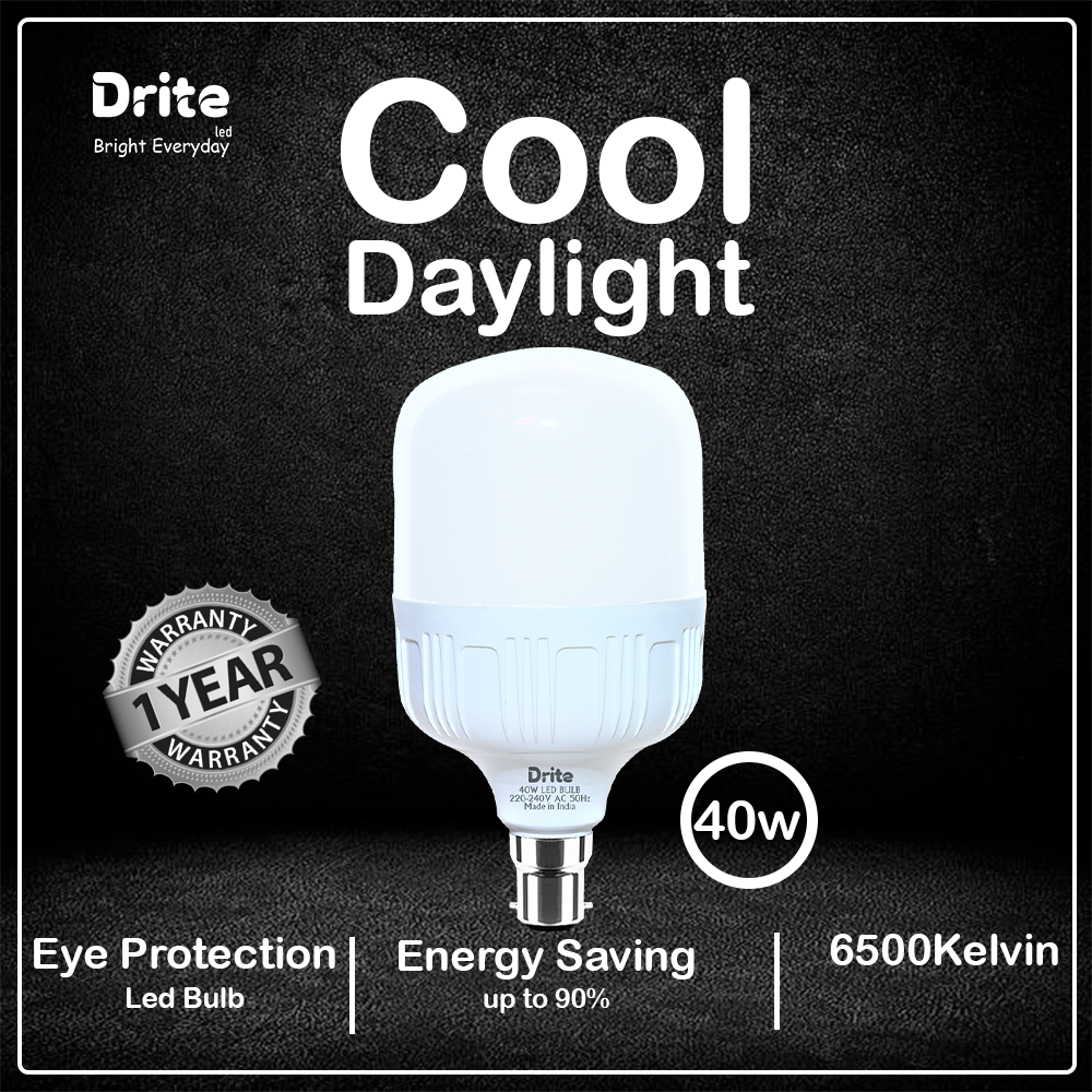 Drite 40W LED Bulb Cool Daylight