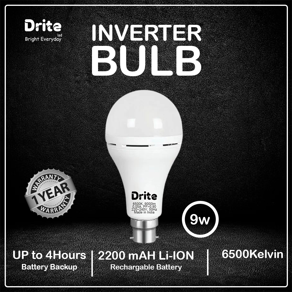 Drite 9W Inverter LED Bulb